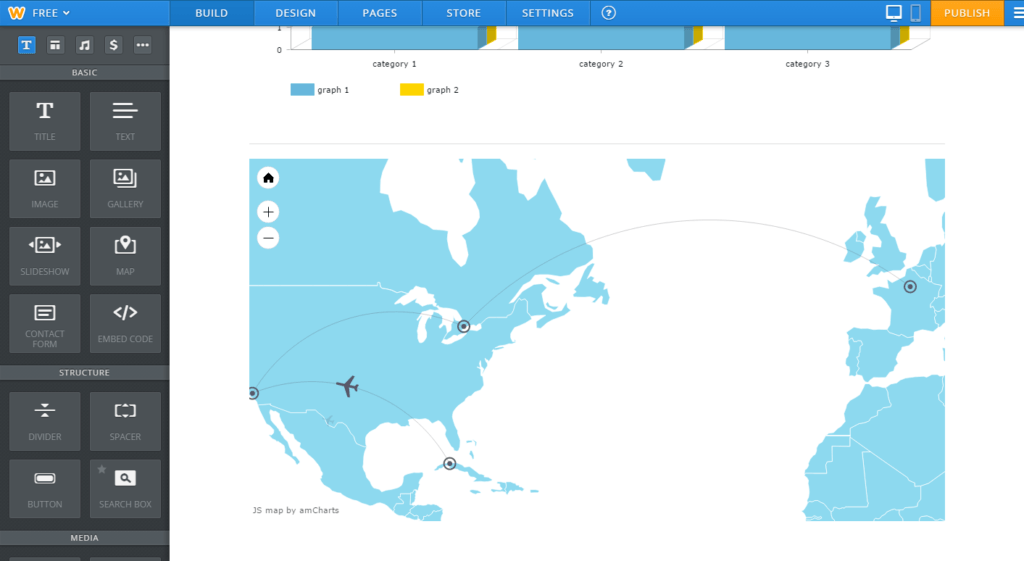 Adding a map in Weebly